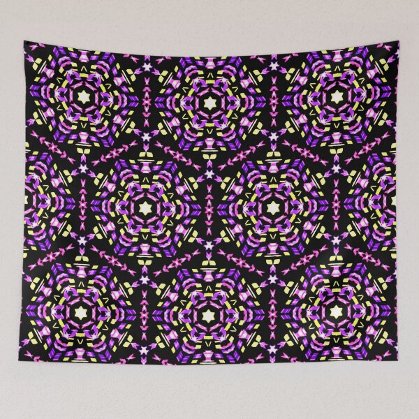 Item preview, Violet Hexagon Pattern designed and sold by Dana Roper.
