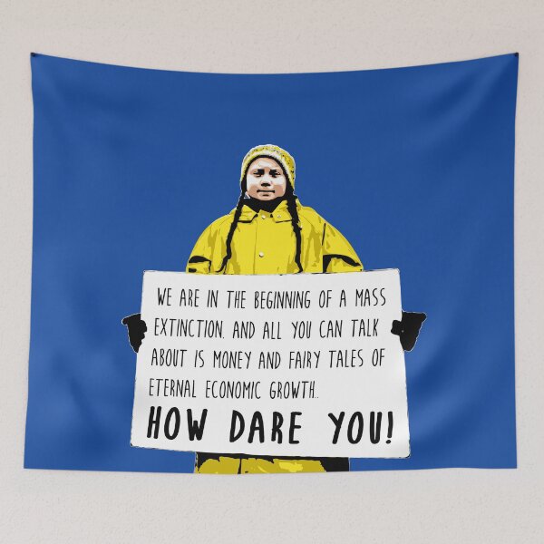 Item preview, Greta Thunberg - How dare you designed and sold by notoriousitees.