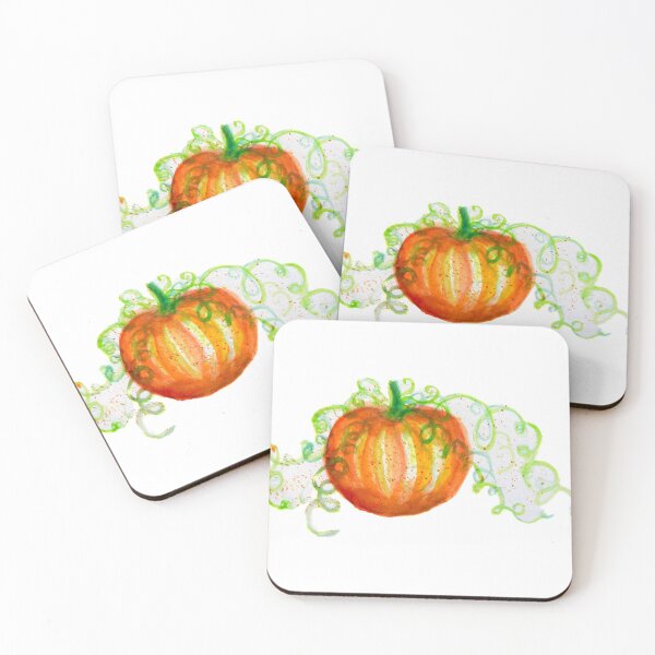 Item preview, Hand painted watercolor pumpkin designed and sold by Stephanie  Skeem.