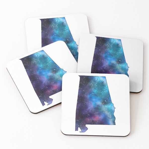 Item preview, Alabama State Galaxy Map  designed and sold by Alisha Watercolors.