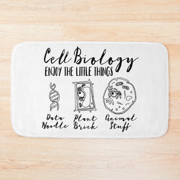 Item preview, Nerdy Science Bio Puns for Cell Biology Enjoy the Little Things Funny Science Joke designed and sold by brightormuted.