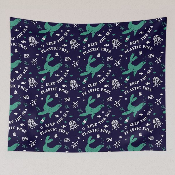 Item preview, Keep The Sea Plastic Free - Seal designed and sold by Bangtees.