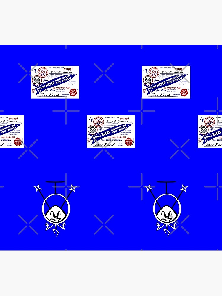 Colonel Bleep Interplanetary Space Command Membership Card by michaelrodents