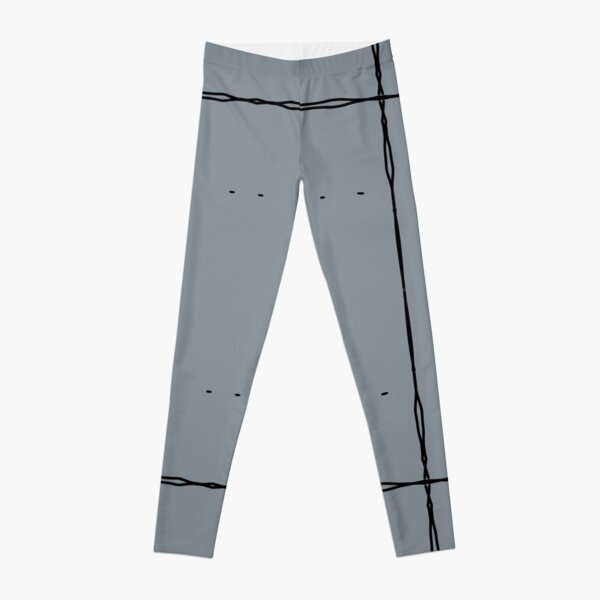 Graph Paper - Large White Leggings