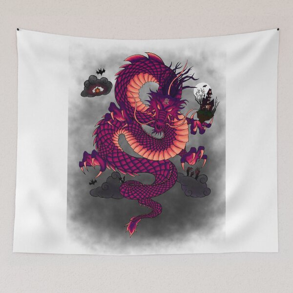 Item preview, Halloween Chinese Dragon designed and sold by ArtofFD.