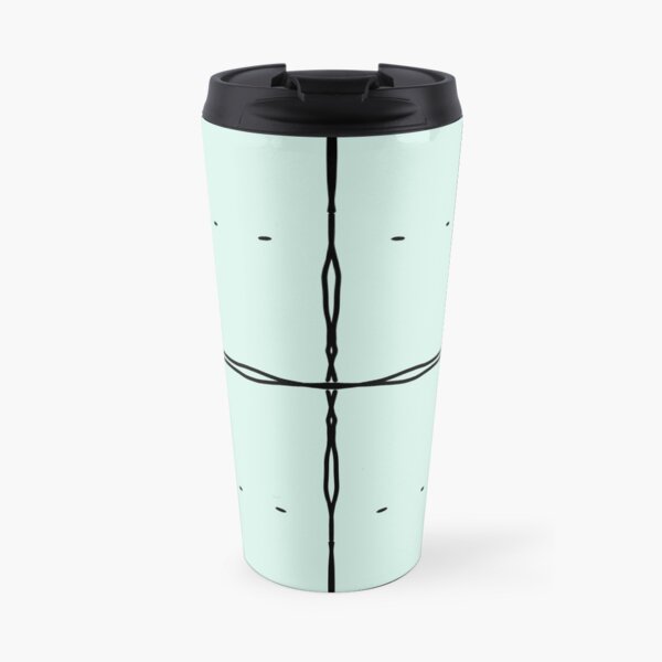 Graph Paper - Large Aqua Travel Mug