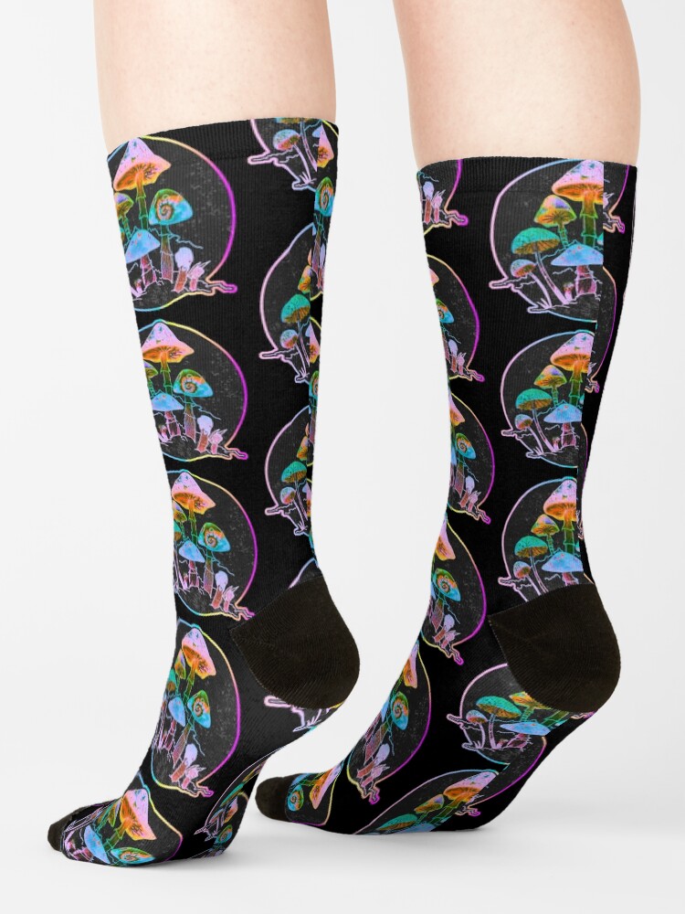 Alternate view of Garden of Shrooms 2020 Socks