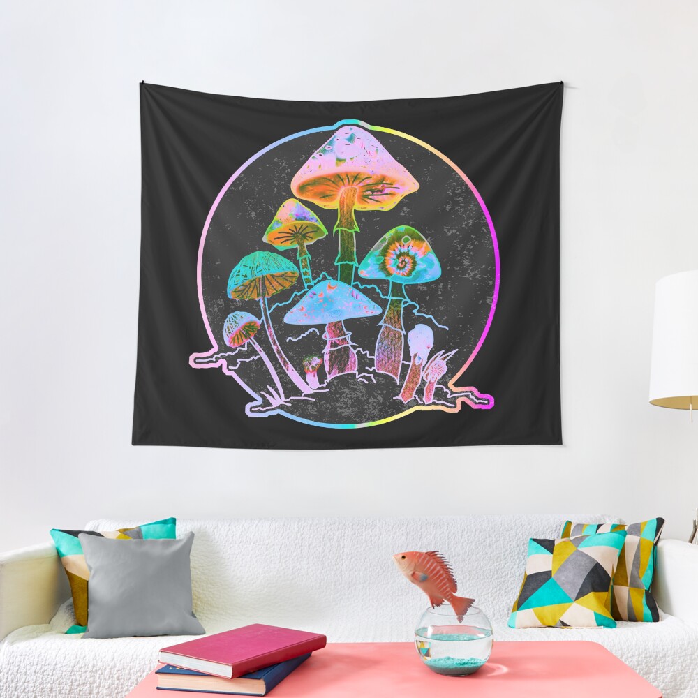 Garden of Shrooms 2020 Tapestry