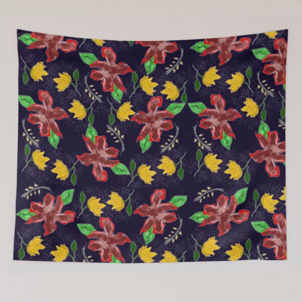 Item preview, Flowers Under The Night Sky designed and sold by fabqa.