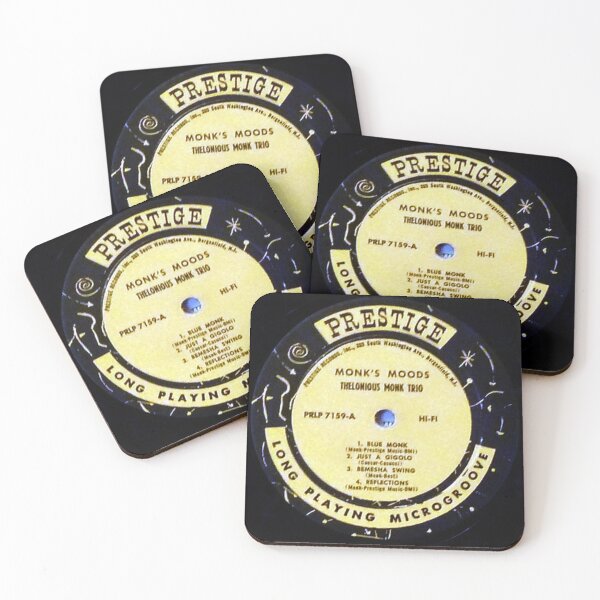 Item preview, Blue Monk, deep groove, Label, Monk's Moods, Thelonious Monk, Thelonious, Monk, jazz, bop, rare, piano, genius  designed and sold by Vintaged.