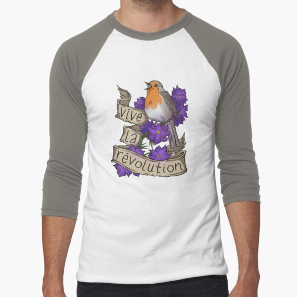 Vive la Revolution Baseball ¾ Sleeve T-Shirt