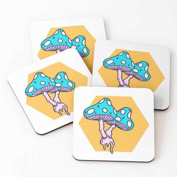 Item preview, Blue Shrooms designed and sold by Black Cat Artistry.