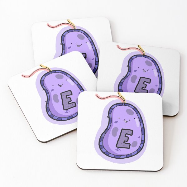 Artikelvorschau, Alphabet Buchstabe E lila Bakterien entworfen und verkauft von kidsmonogram.