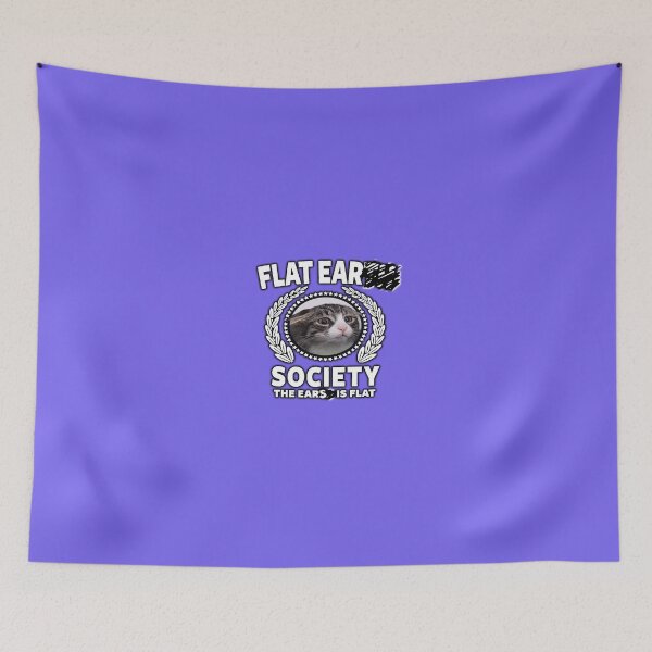 Item preview, Funny Flat Ear Society Cat Meme Shirt designed and sold by xmememachinex69.