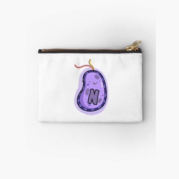 Item preview, Alphabet Letter N Purple Bacteria designed and sold by kidsmonogram.