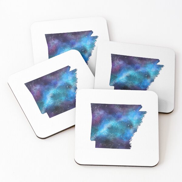 Item preview, Arkansas State Galaxy Map / United States Art Print designed and sold by Alisha Watercolors.