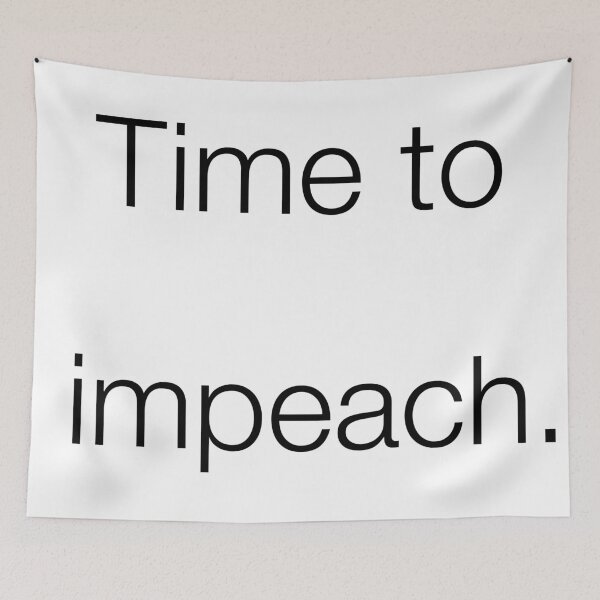 Item preview, Stylish "Time to impeach" designed and sold by BlueOnionThings.
