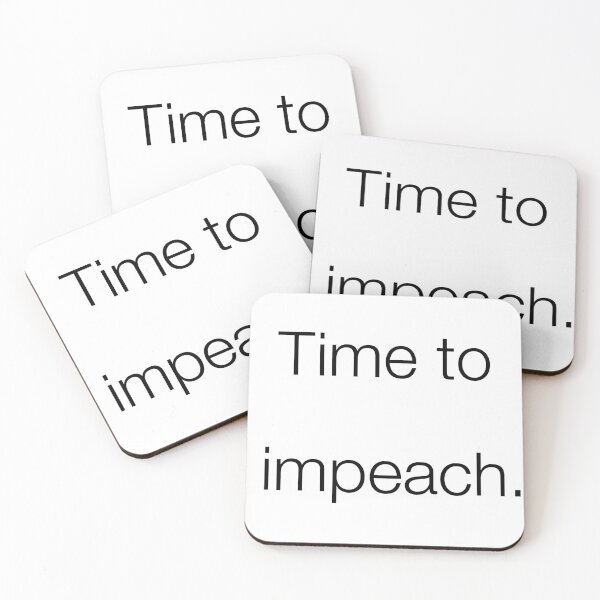 Item preview, Stylish "Time to impeach" designed and sold by BlueOnionThings.