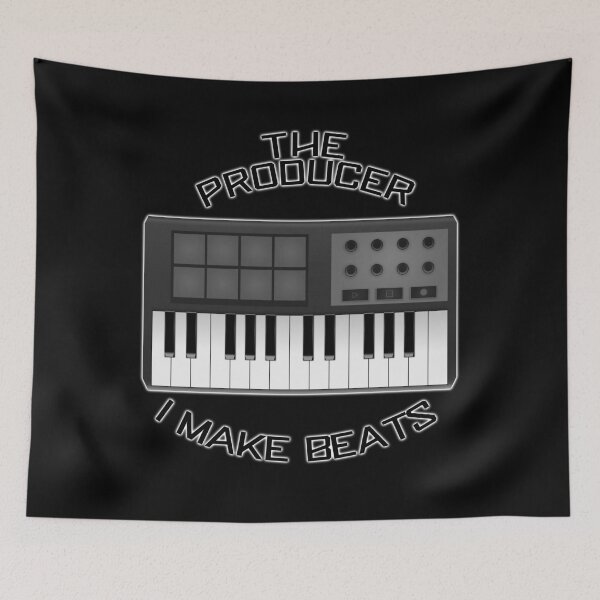Item preview, The Producer / I Make Beats Music Producer - (outer glow design) designed and sold by onjcdesign.