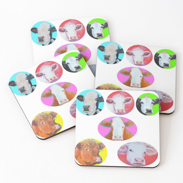 Item preview, Colorful Cows  designed and sold by MatsonArtDesign.