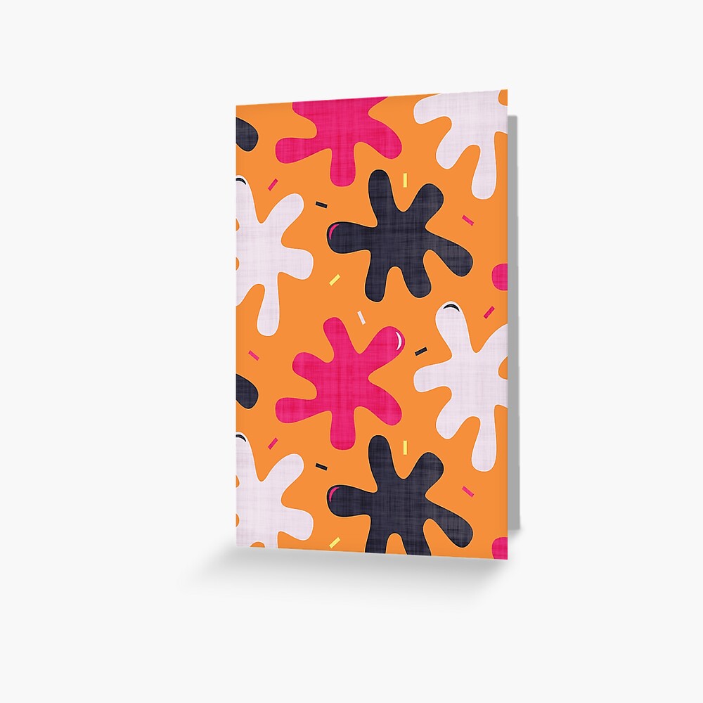 "Throw it against the wall and see what sticks" Greeting Card by lisajaynemurray Redbubble