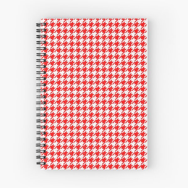 Item preview, Houndstooth Speckled Red and White Pattern designed and sold by MarkUK97.