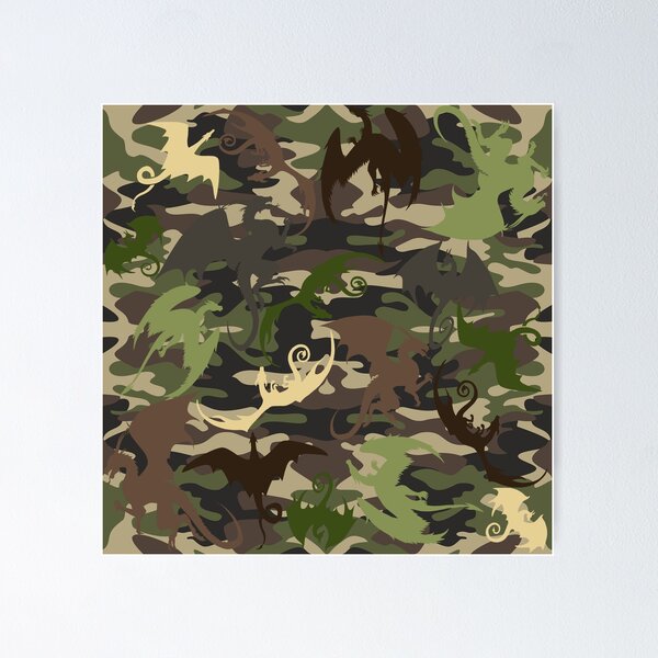 Item preview, Camouflage Dragons  designed and sold by Kestrelle.
