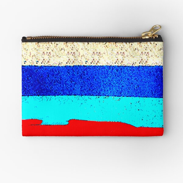 Colourful Horizontal Stripes Zipper Pouch