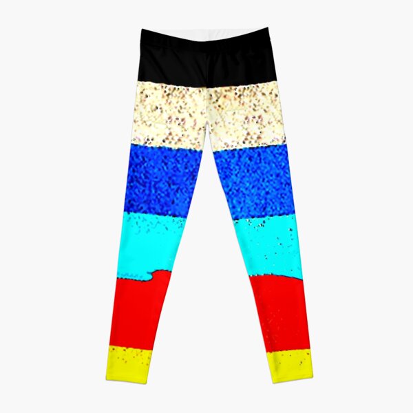 Colourful Horizontal Stripes Leggings
