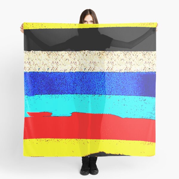 Colourful Horizontal Stripes Scarf