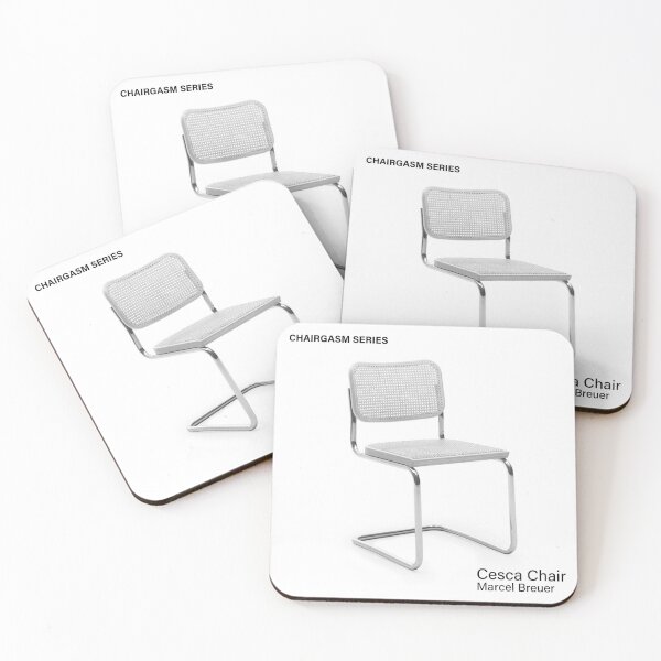 Item preview, CHAIRGASM SERIES - Cesca by Marcel Breuer (Black & White) designed and sold by Melbournator.