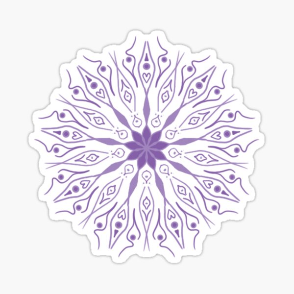 Mandela flower Sticker