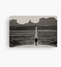 Self Portrait, Monument Valley, Utah Canvas Print