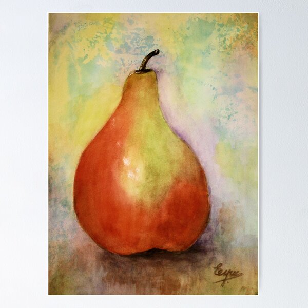 Item preview, A PEAR- Watercolor painting designed and sold by Esperanza Gallego.