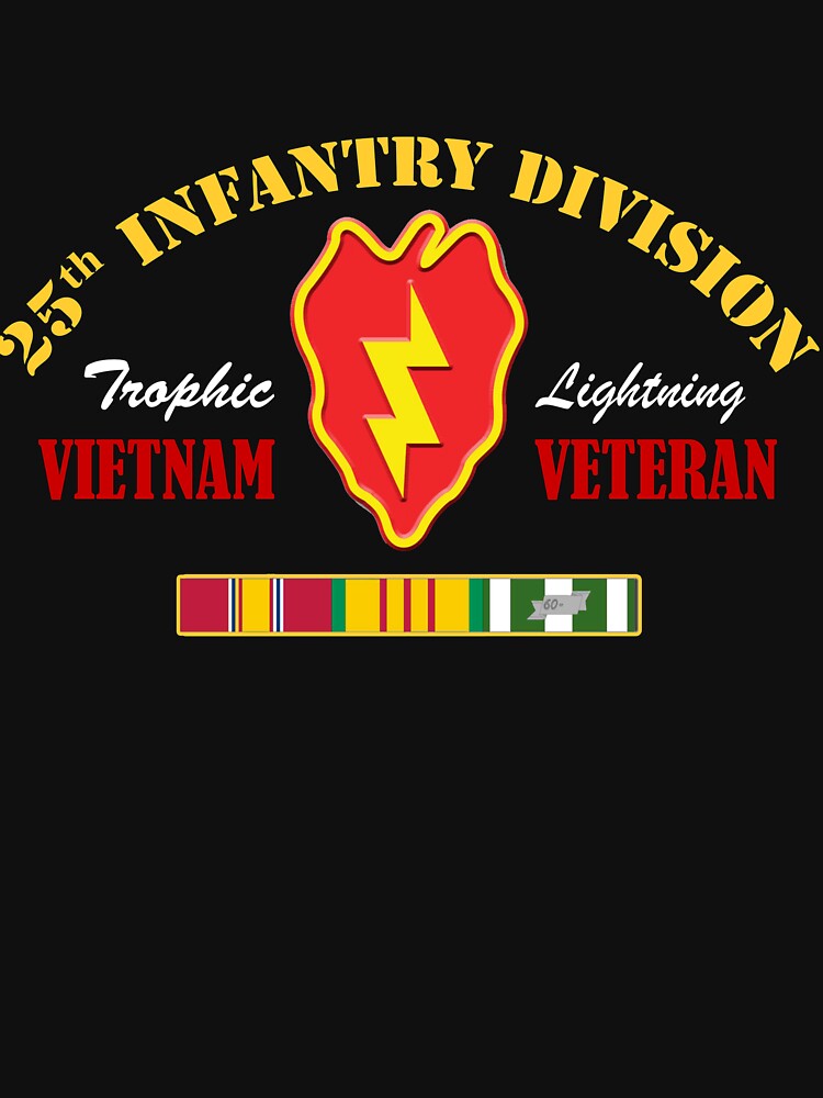 25th Infantry Division Vietnam Veteran T Shirt For Sale By