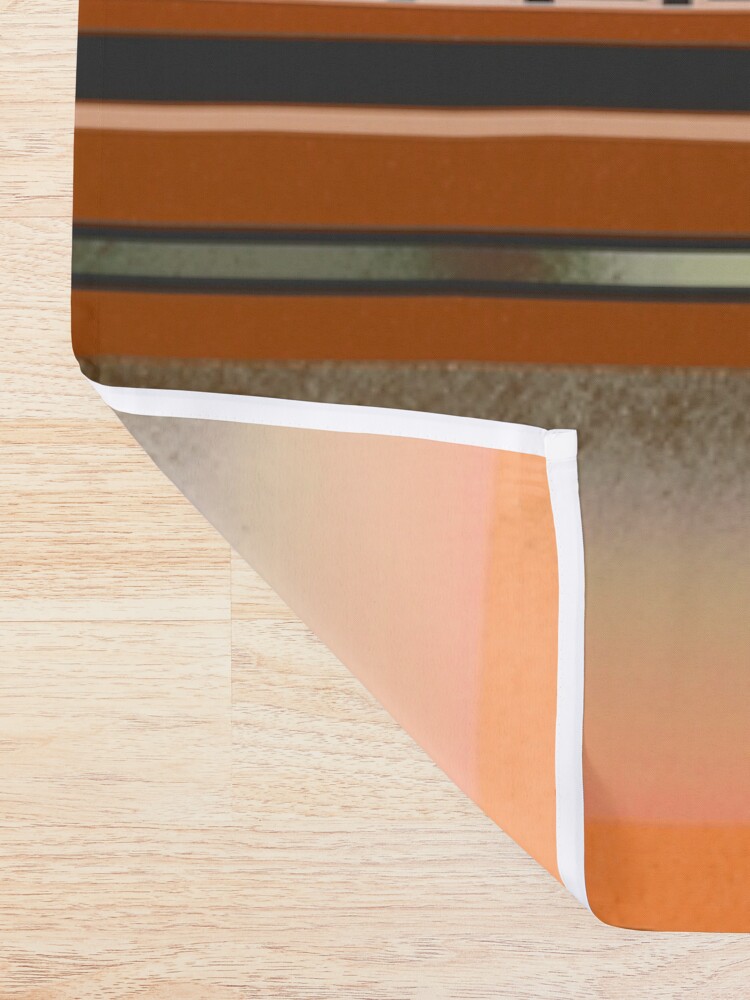 Alternate view of Canyon | Navajo Rust Shower Curtain
