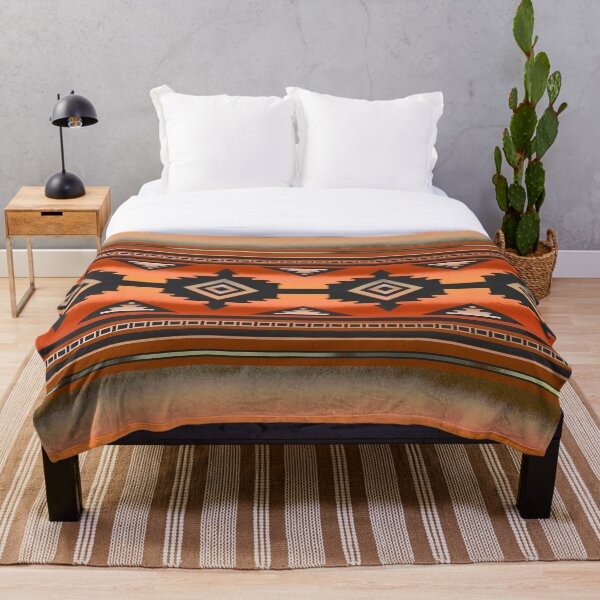 Canyon | Navajo Rust Throw Blanket