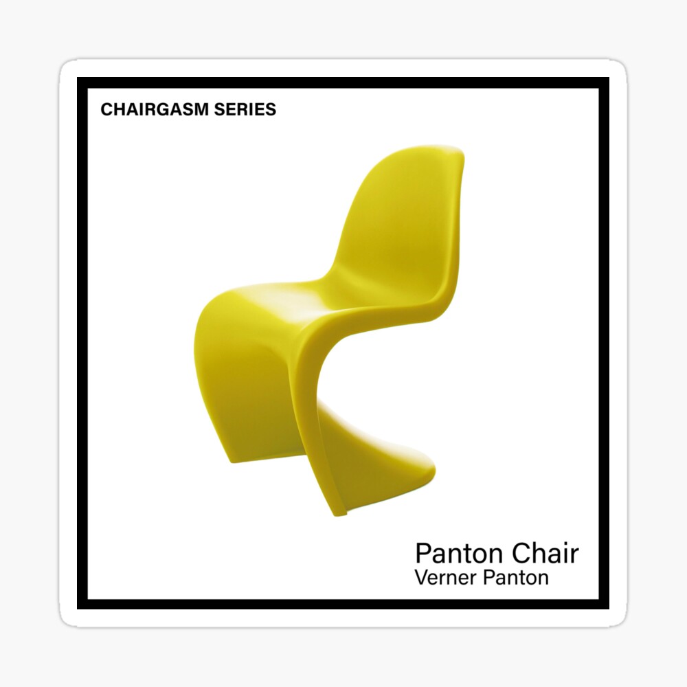 chairgasm series  panton chairverner panton" canvas