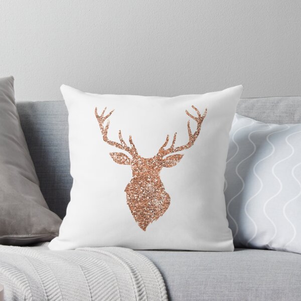 Item preview, Sparkling reindeer blush gold designed and sold by RoseAesthetic.