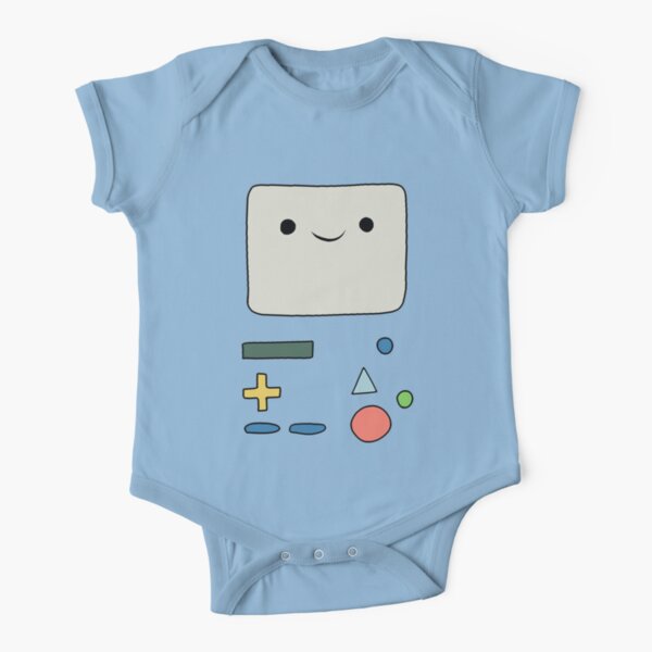 Beemo - Adventure time Short Sleeve Baby One-Piece