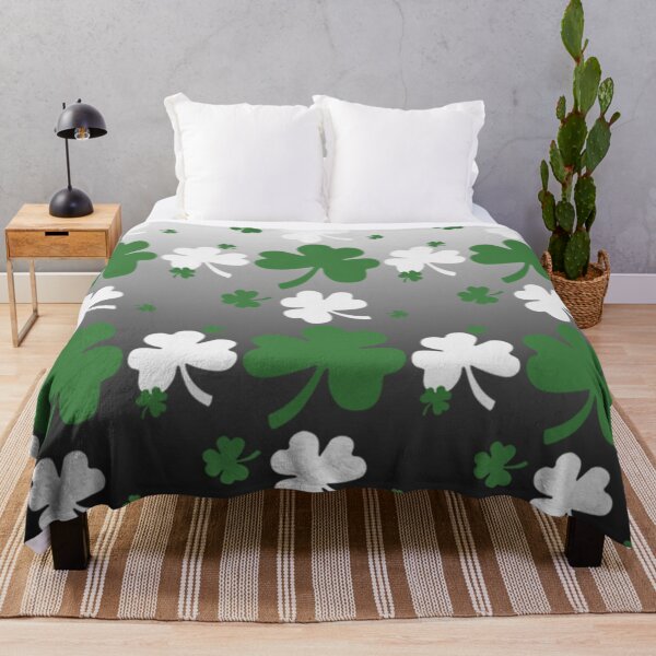Item preview, Shamrocks, Green and White on Gradated Field designed and sold by Art2Me.