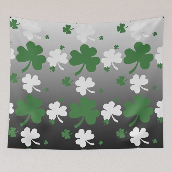 Item preview, Shamrocks, Green and White on Gradated Field designed and sold by Art2Me.