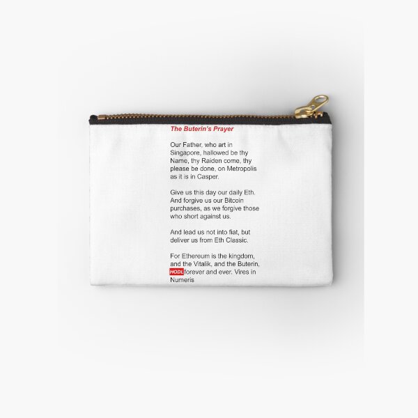 Item preview, The Buterin's Prayer designed and sold by TheLastStand.