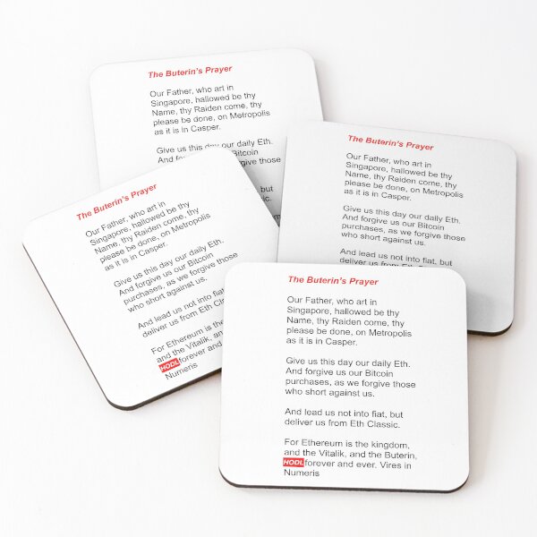 Item preview, The Buterin's Prayer designed and sold by TheLastStand.