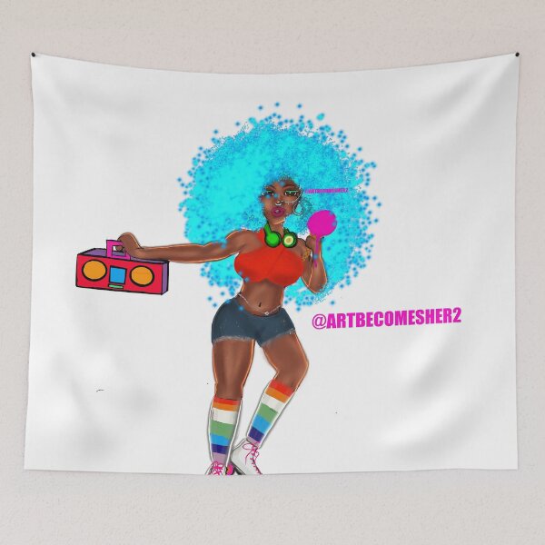 Item preview, Roller Disco Queen designed and sold by ArtBecomesHer2.