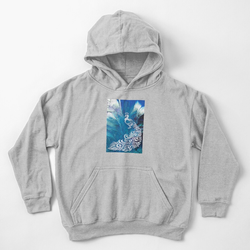 Peacock Kids Pullover Hoodie