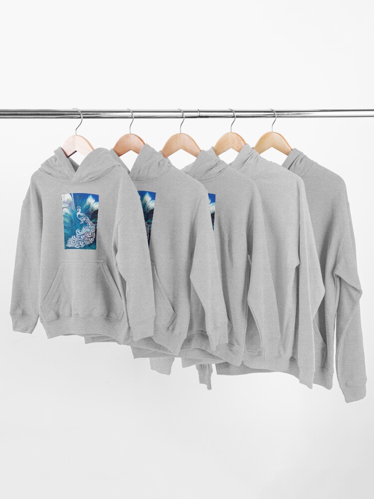 Alternate view of Peacock Kids Pullover Hoodie