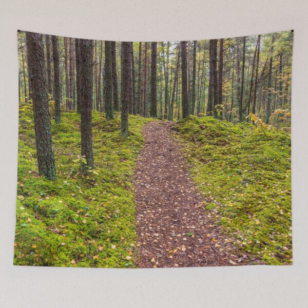 Item preview, Hiking Trail in a Deep Green Forest designed and sold by Jon Shore.