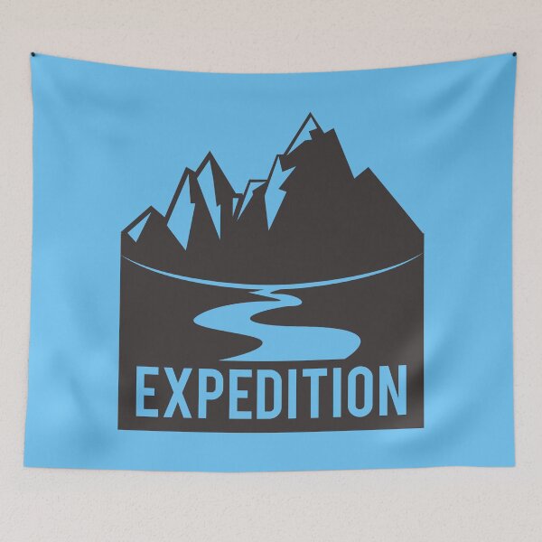 Item preview, Mountains Expedition with Hiking Adventures and Camping - Outdoors Lovers Gift designed and sold by IslandLakeTree.