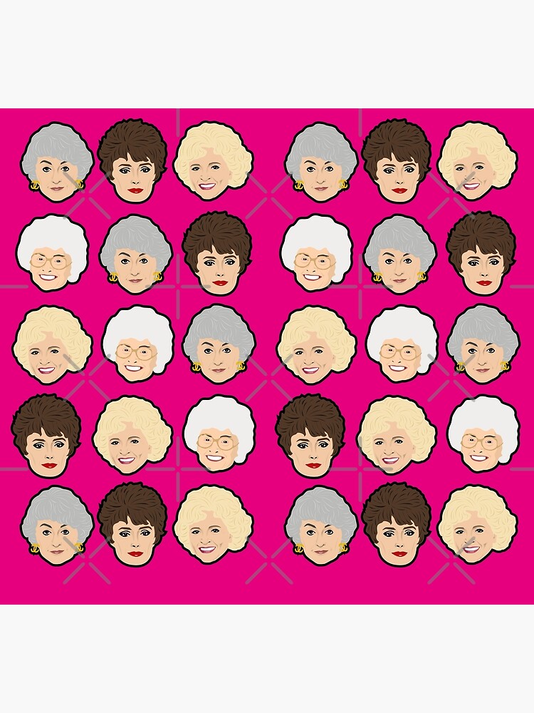 The Golden Girls Pink Socks by gregs-celeb-art
